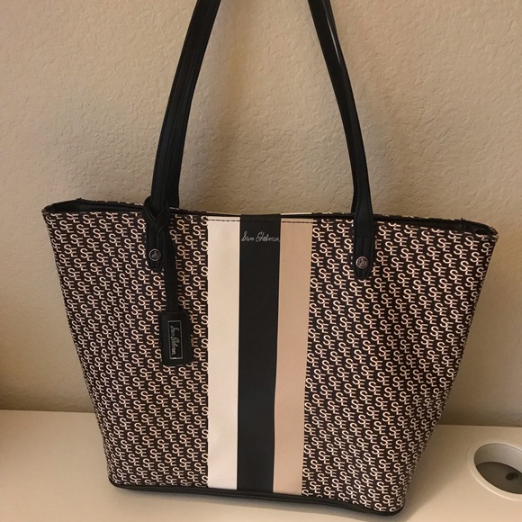 Sam Edelman Handbags - Sam Edelman Signature Shoulder Bag Black Multi